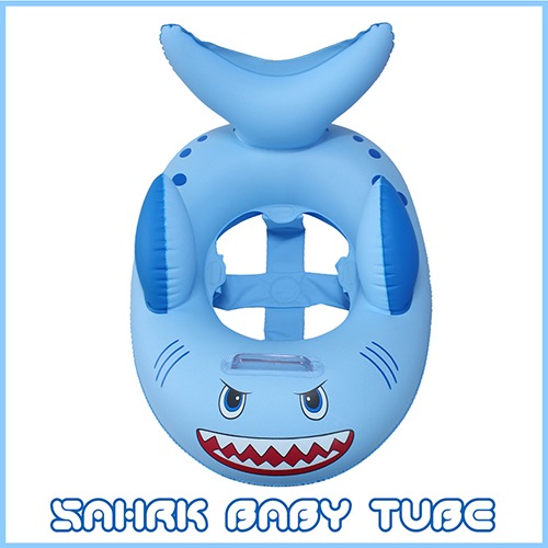 [두로카리스마] 상어 보행기 튜브 유아 아기 베이비