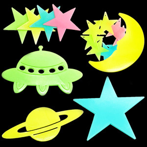 야광별 시리즈 6종 옵션선택 별님 달님 토성 UFO 토성